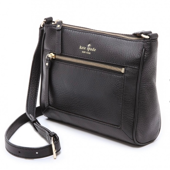 NWT Kate Spade Briar Lane Deni Black Leather Crossbody Bag - Picture 3 of 9